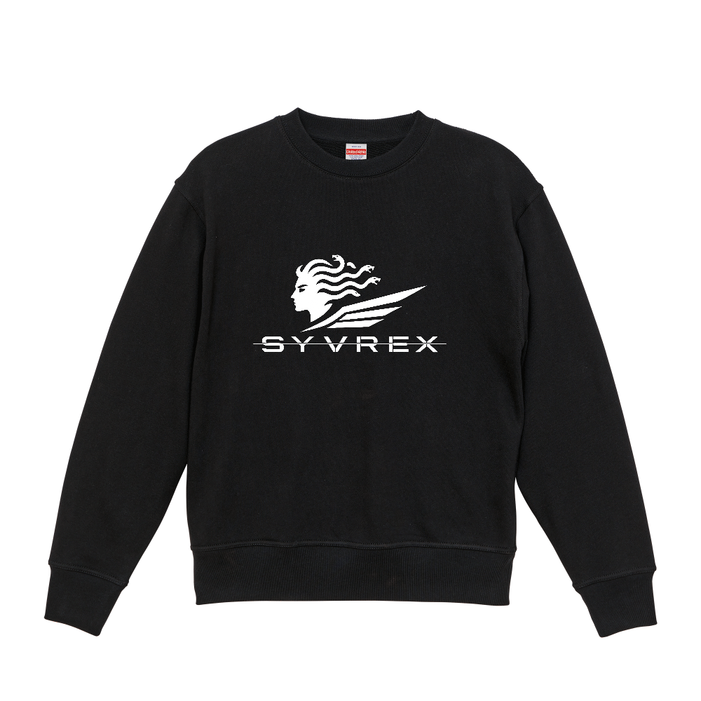 SYVREX CORE ロゴスウェット ブラック ビッグウェイト