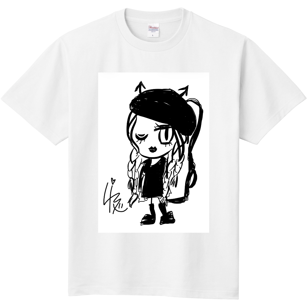 Lisa13 self portrait Tshirt devil ver