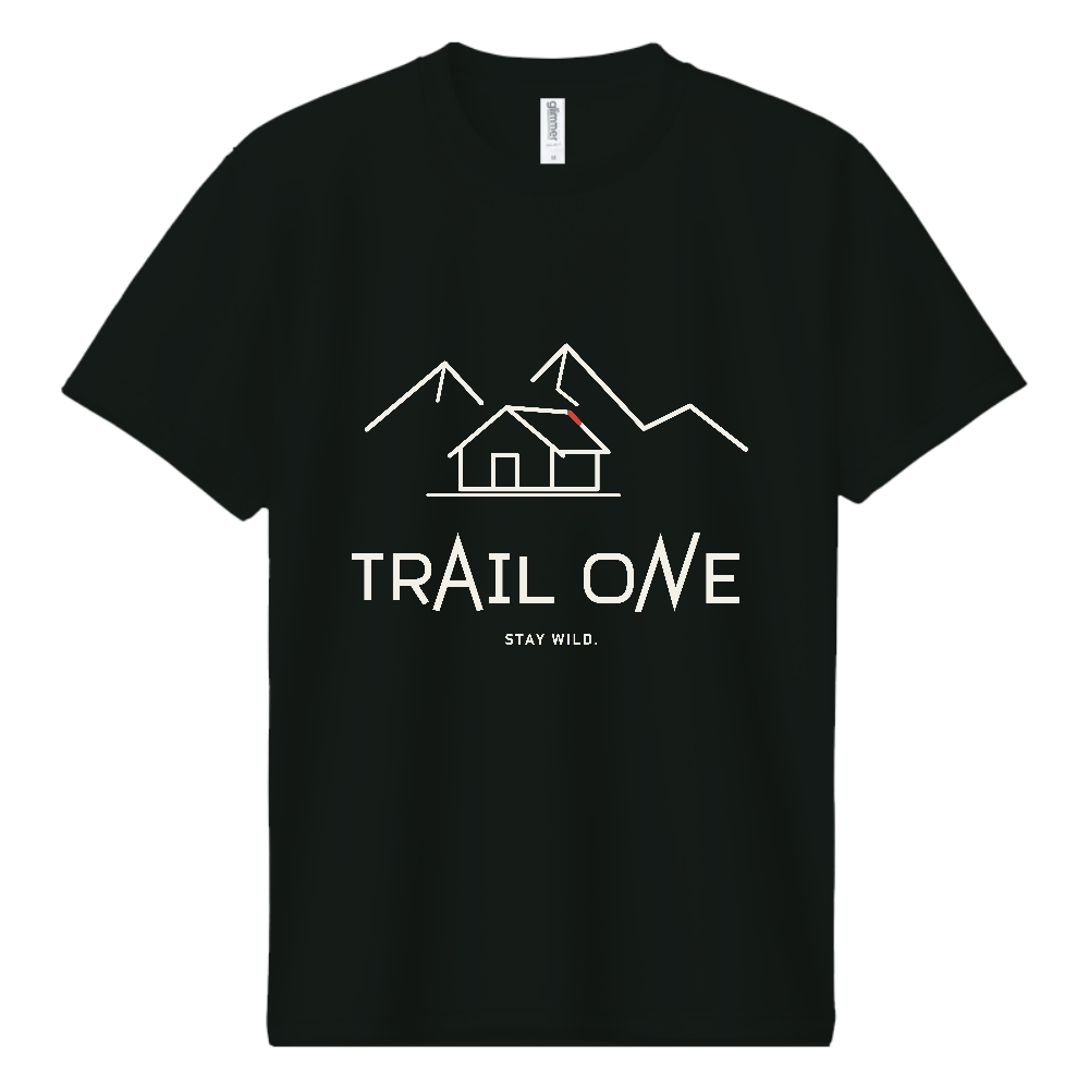 登山Tシャツ(TRAIL ONE 058-DARK)