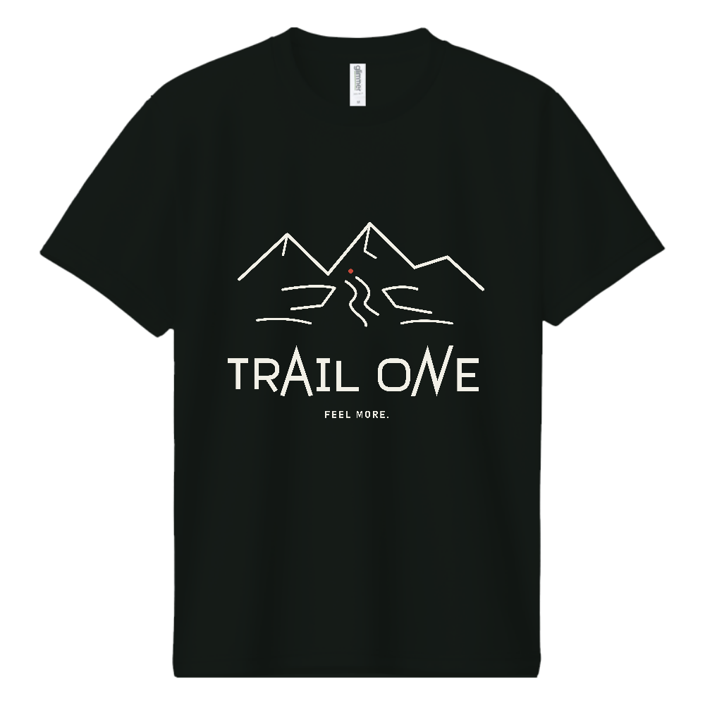 登山Tシャツ（TRAIL ONE 053-DARK）