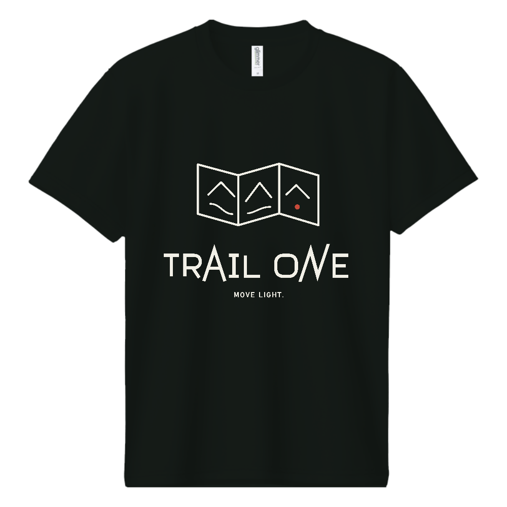 登山Tシャツ（TRAIL ONE 054-DARK）