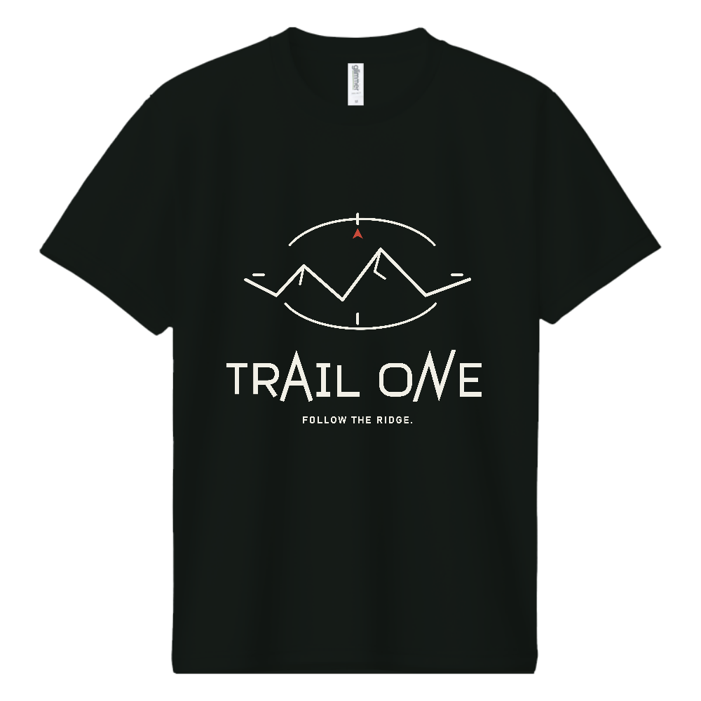 登山Tシャツ（TRAIL ONE 051-DARK）