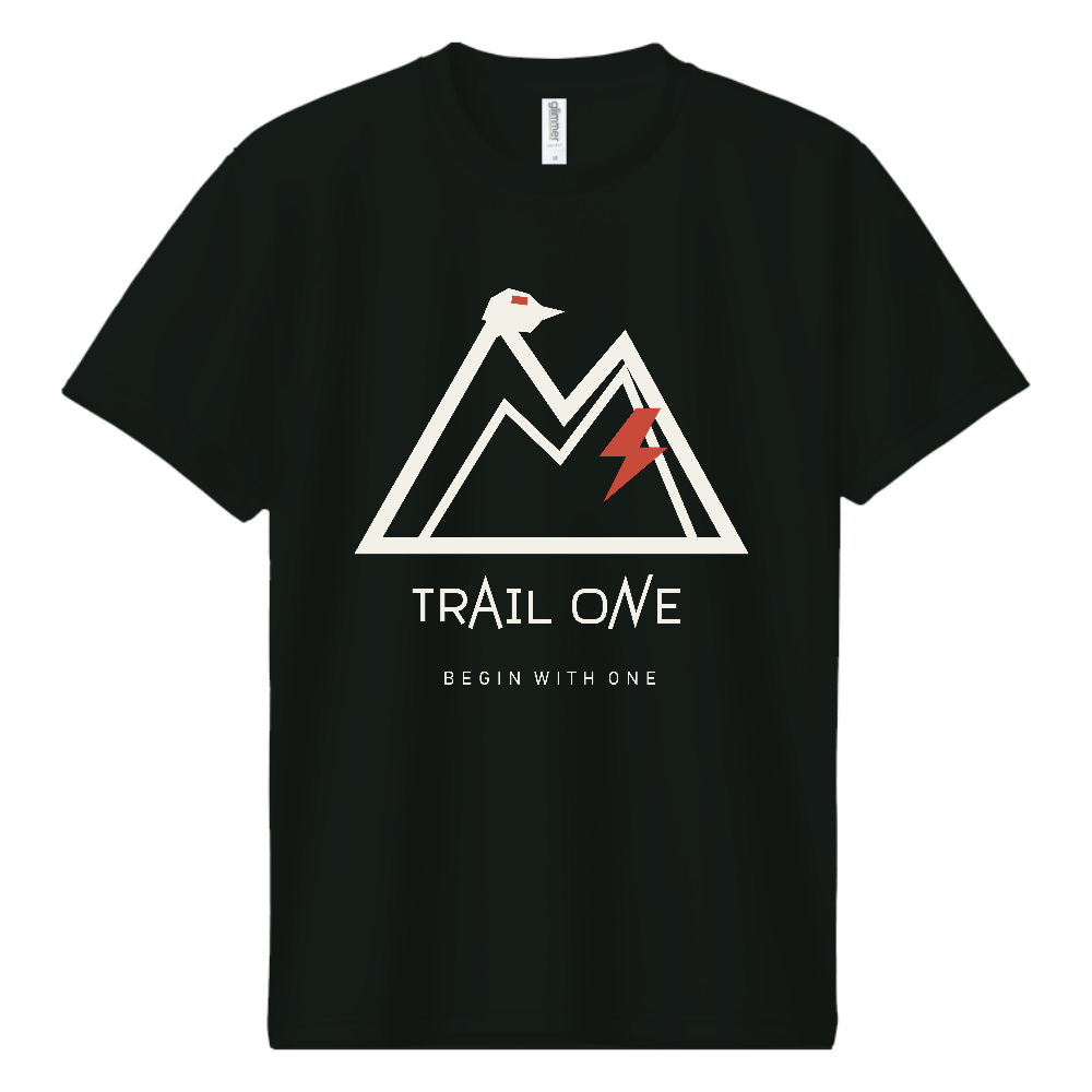 登山Tシャツ（TRAIL ONE 049-DARK）
