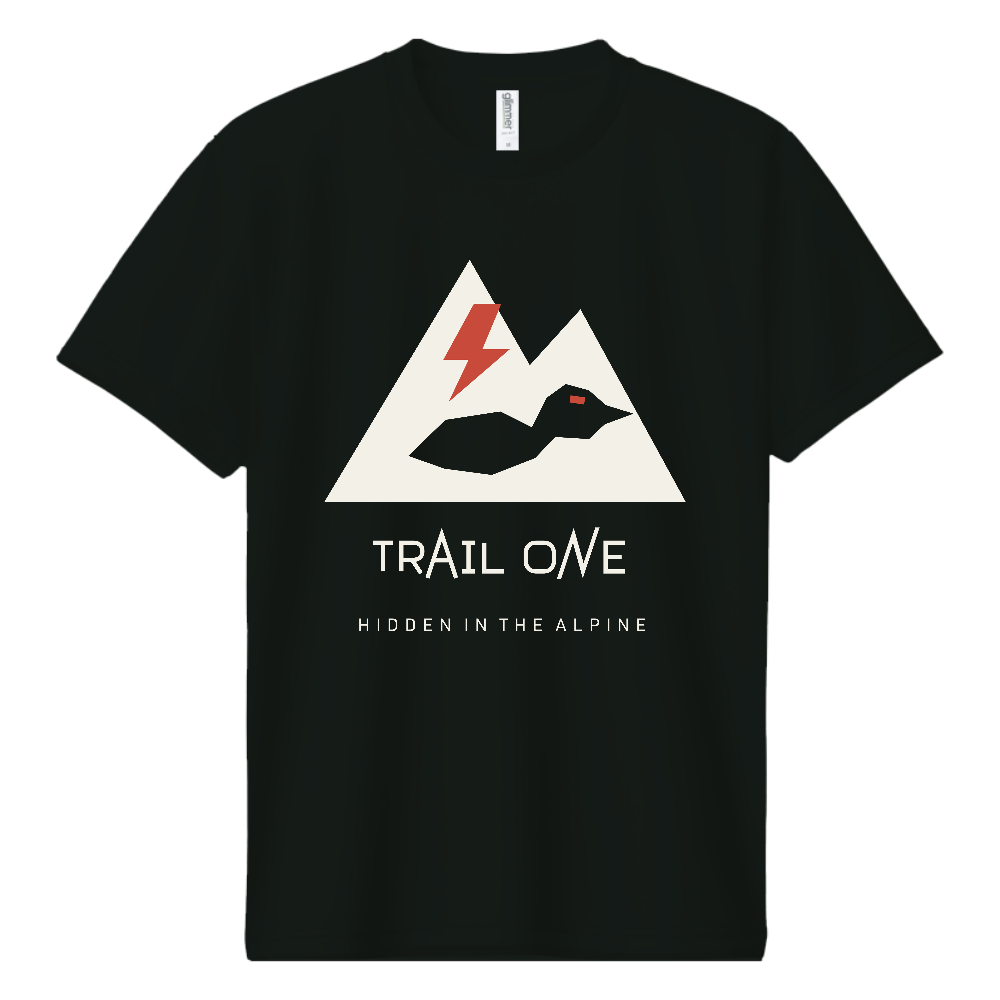 登山Tシャツ（TRAIL ONE 048-DARK）
