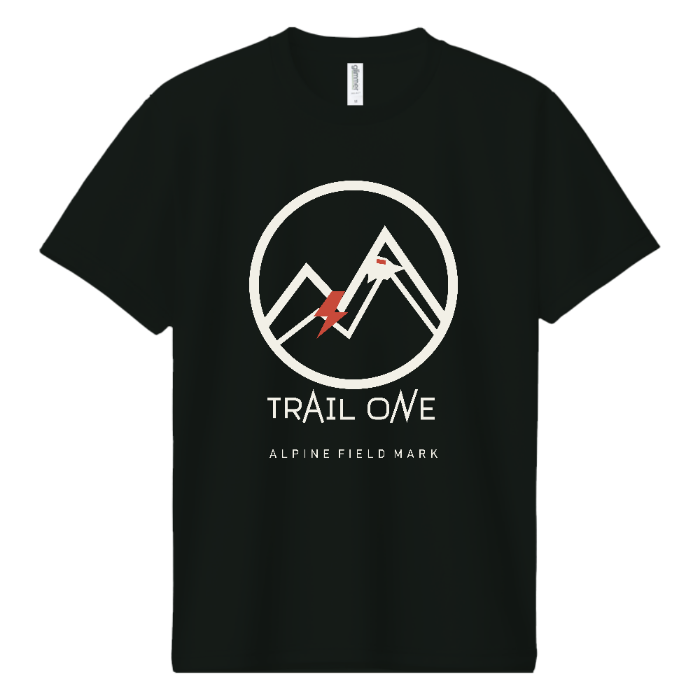 登山Tシャツ（TRAIL ONE 047-DARK）