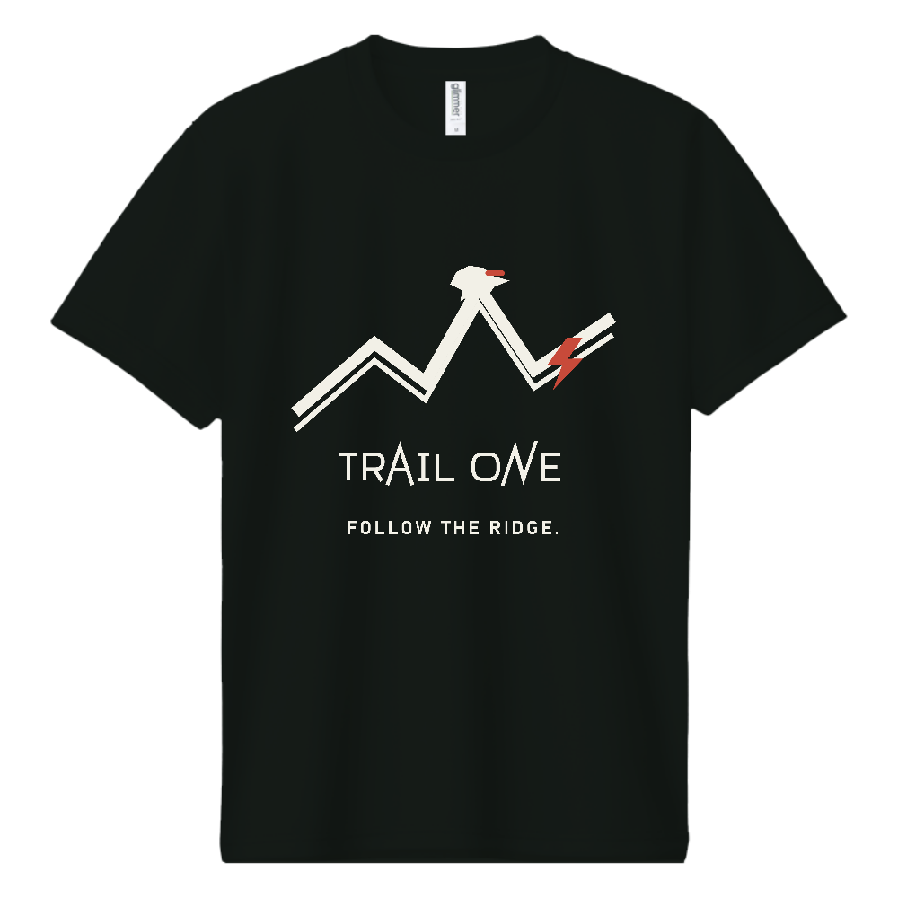 登山Tシャツ（TRAIL ONE 045-DARK）