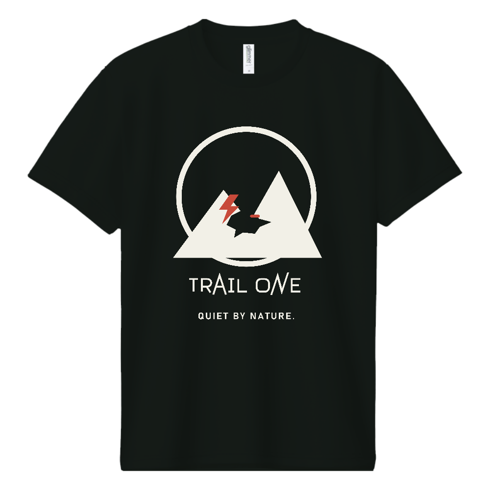 登山Tシャツ（TRAIL ONE 043-DARK）