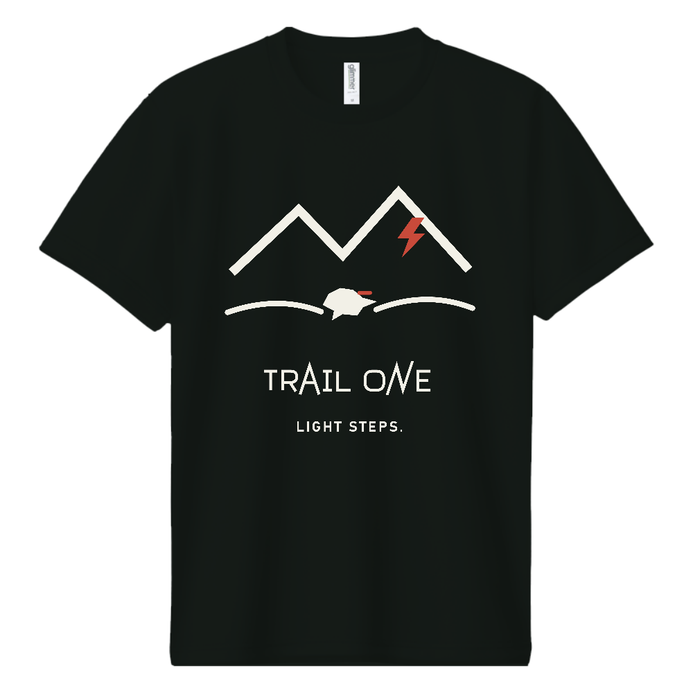 登山Tシャツ（TRAIL ONE 041-DARK）
