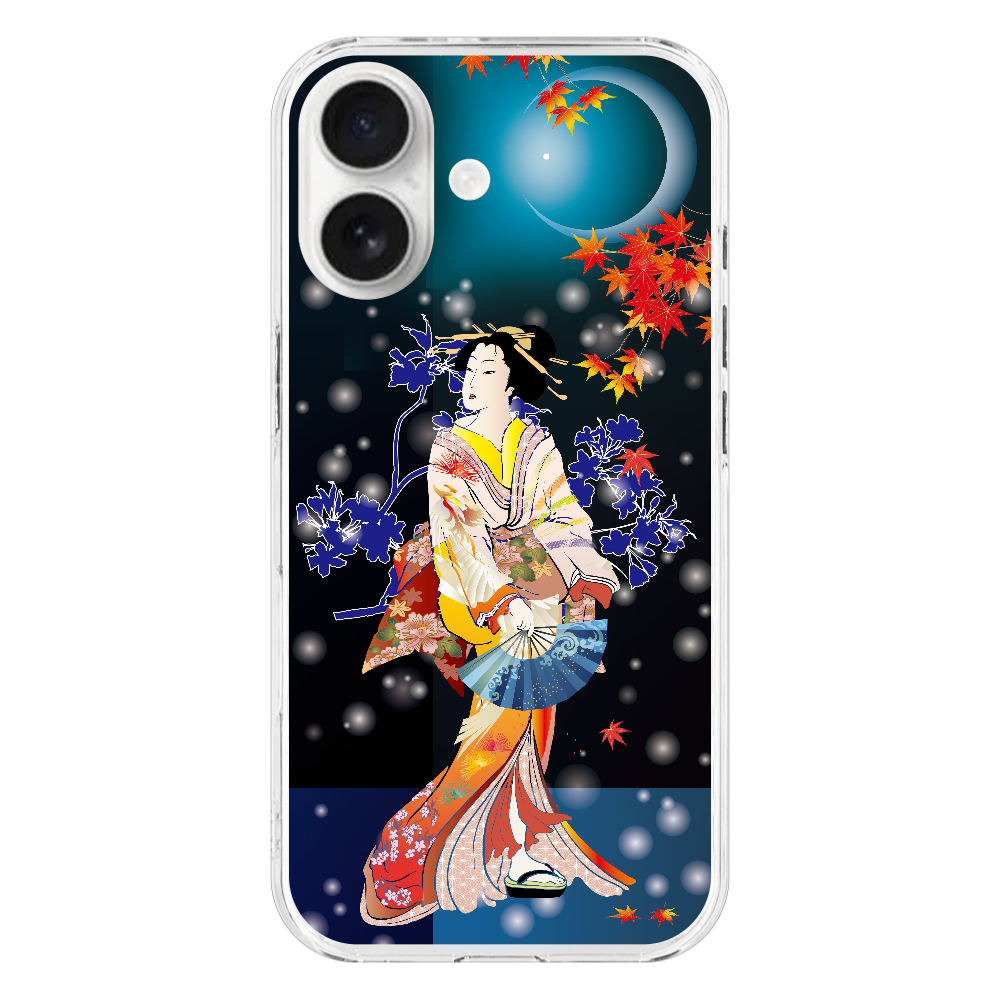 S170055 浮世『美人』HD iPhone17 (透明)(ハードケース)|PLATA