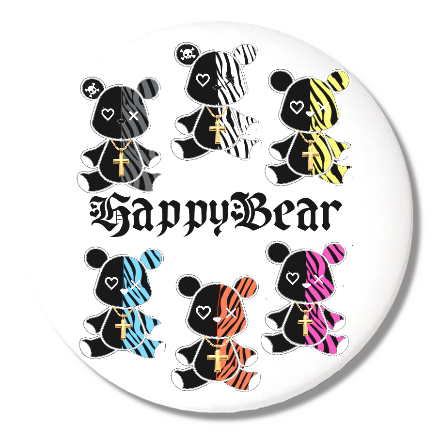 Happy♡Bear♡ゼブラ柄Bear