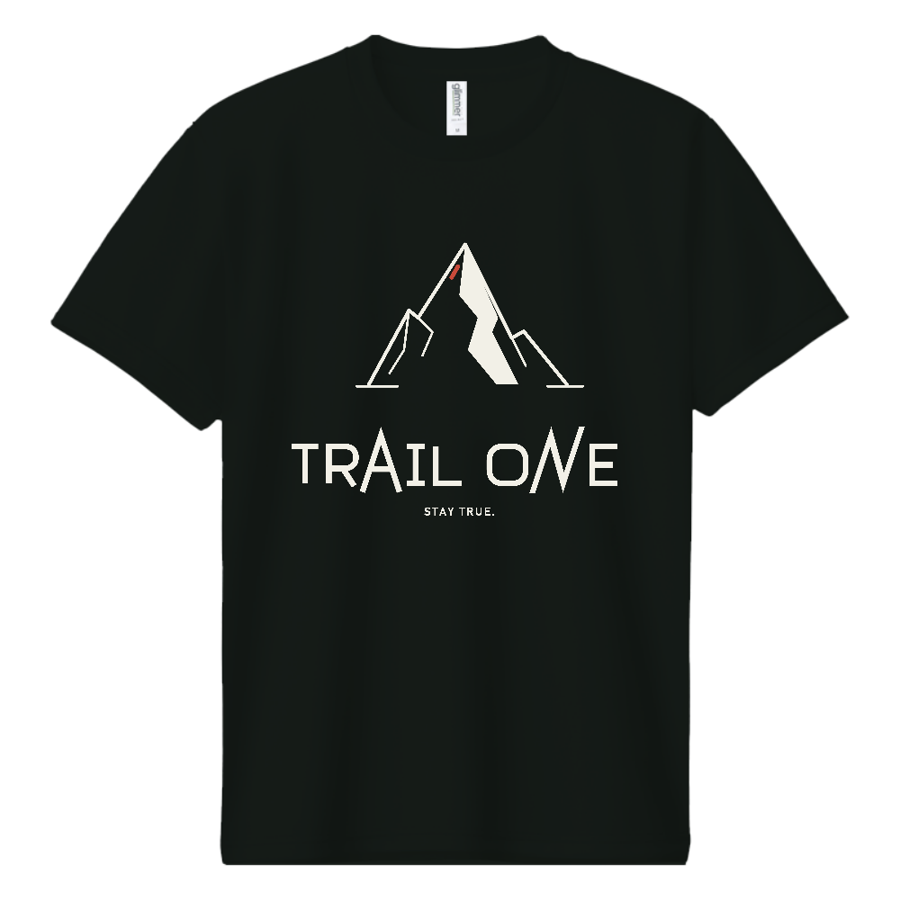 登山Tシャツ（TRAIL ONE 063-DARK）