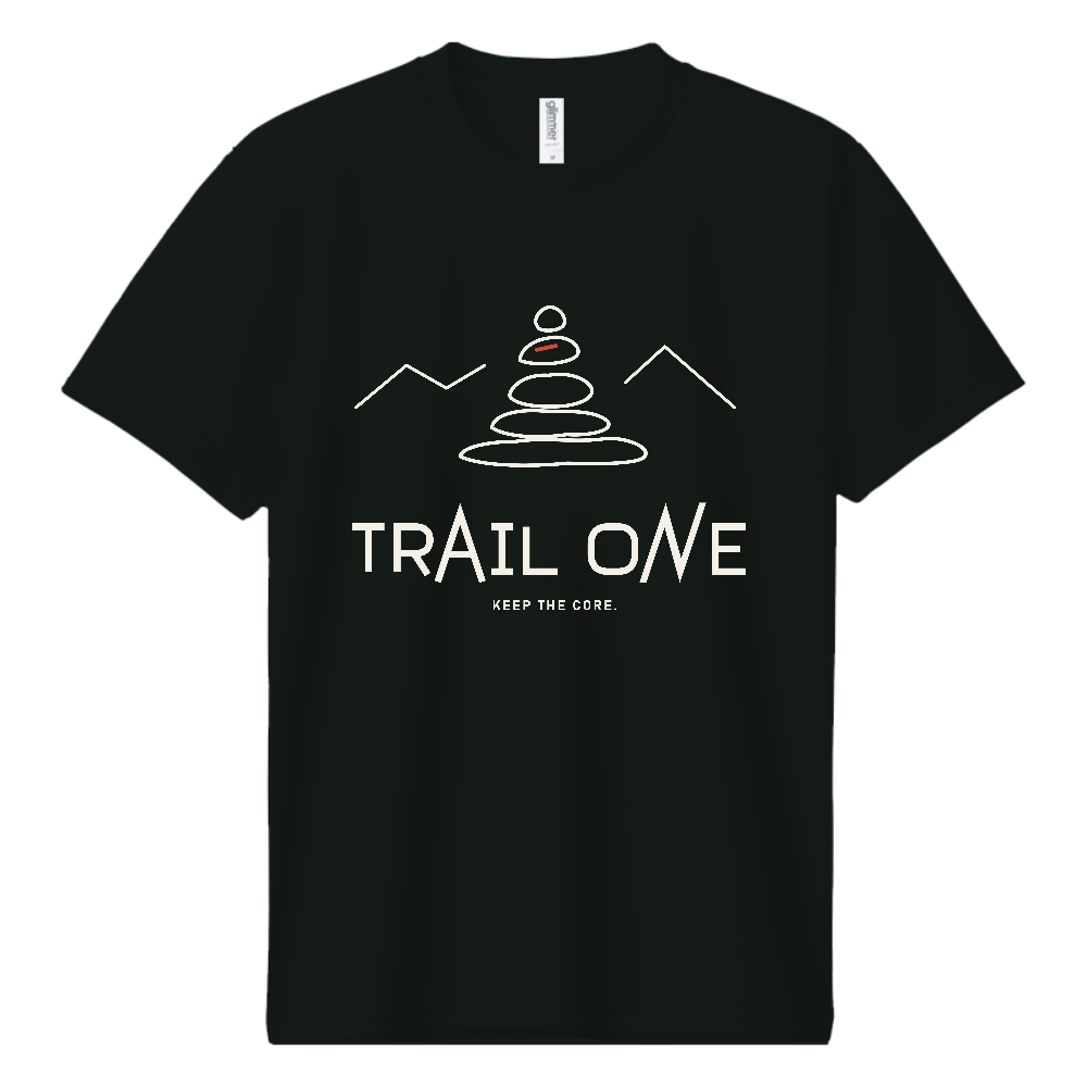 登山Tシャツ（TRAIL ONE 067-DARK）