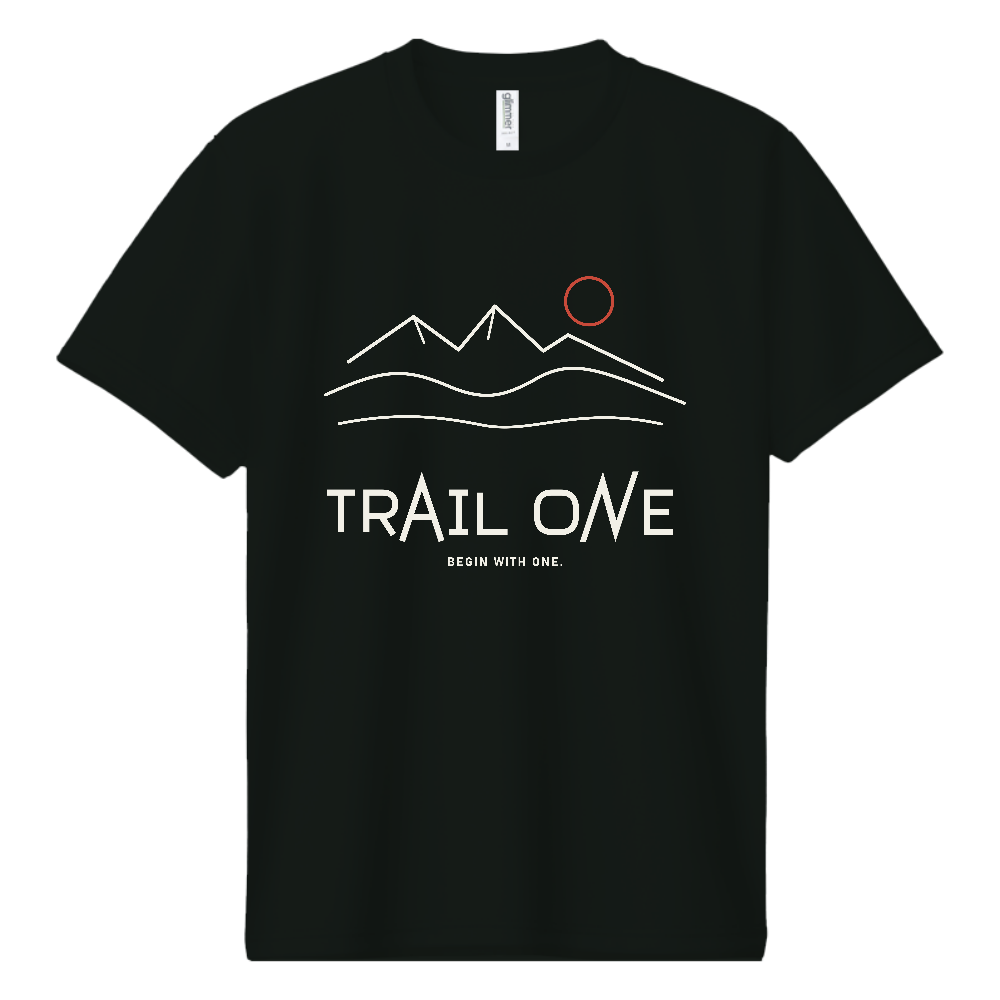 登山Tシャツ(TRAIL ONE 068-DARK)
