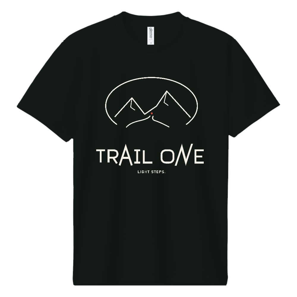 登山Tシャツ（TRAIL ONE 069-DARK）
