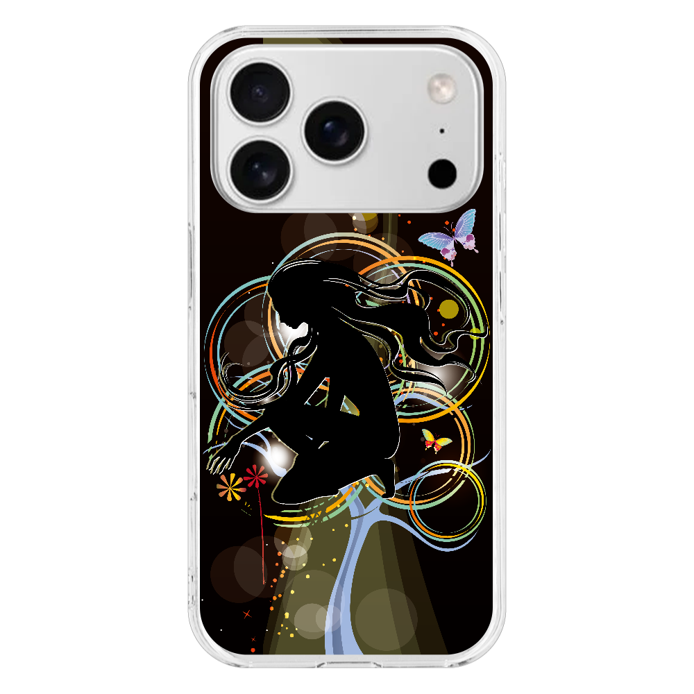 S17p061 ポップ『無題』HD iPhone17pro (透明)(ハードケース)|PLATA