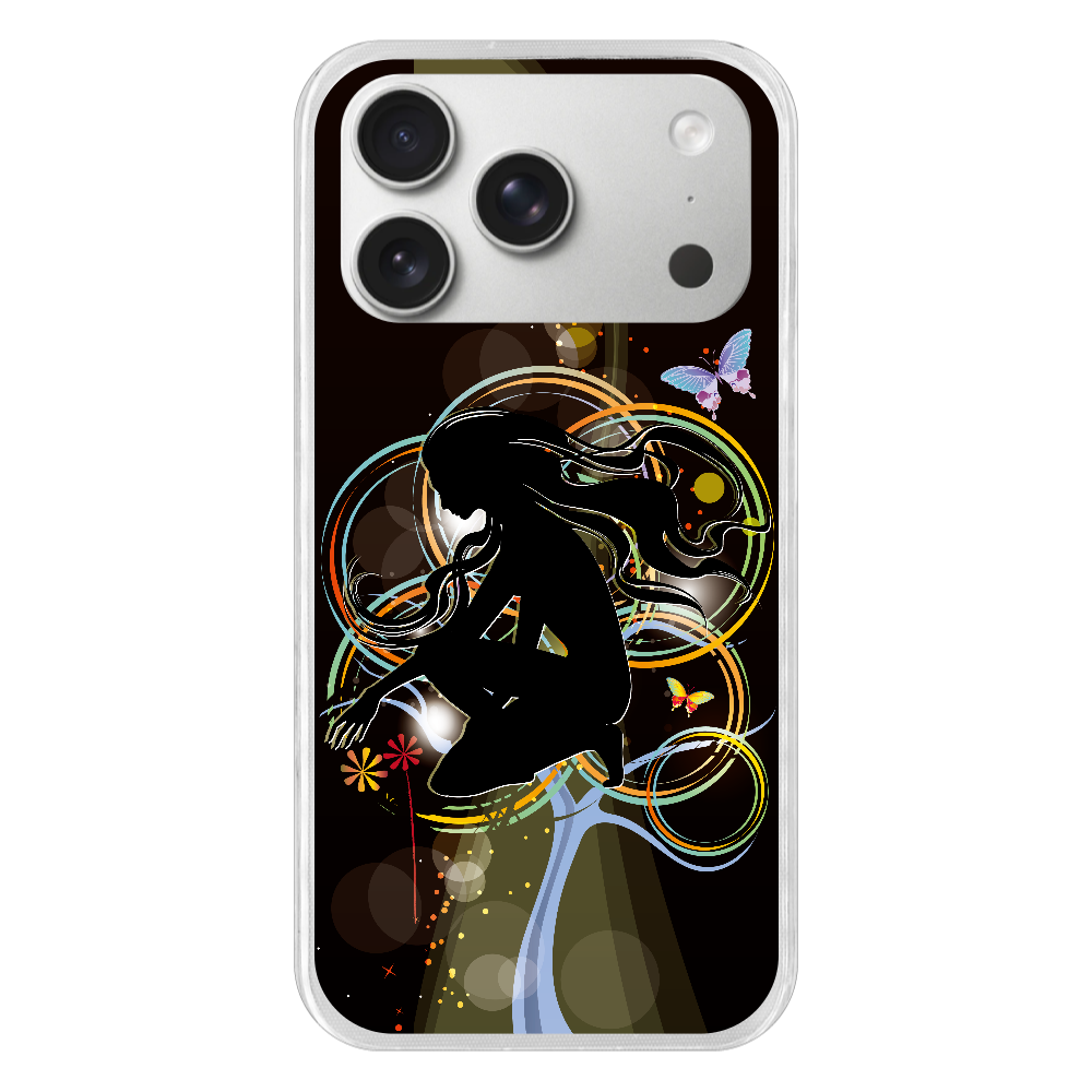 S17p062　ポップ『無題』TPU iPhone17 Pro TPUケース｜アングラベース