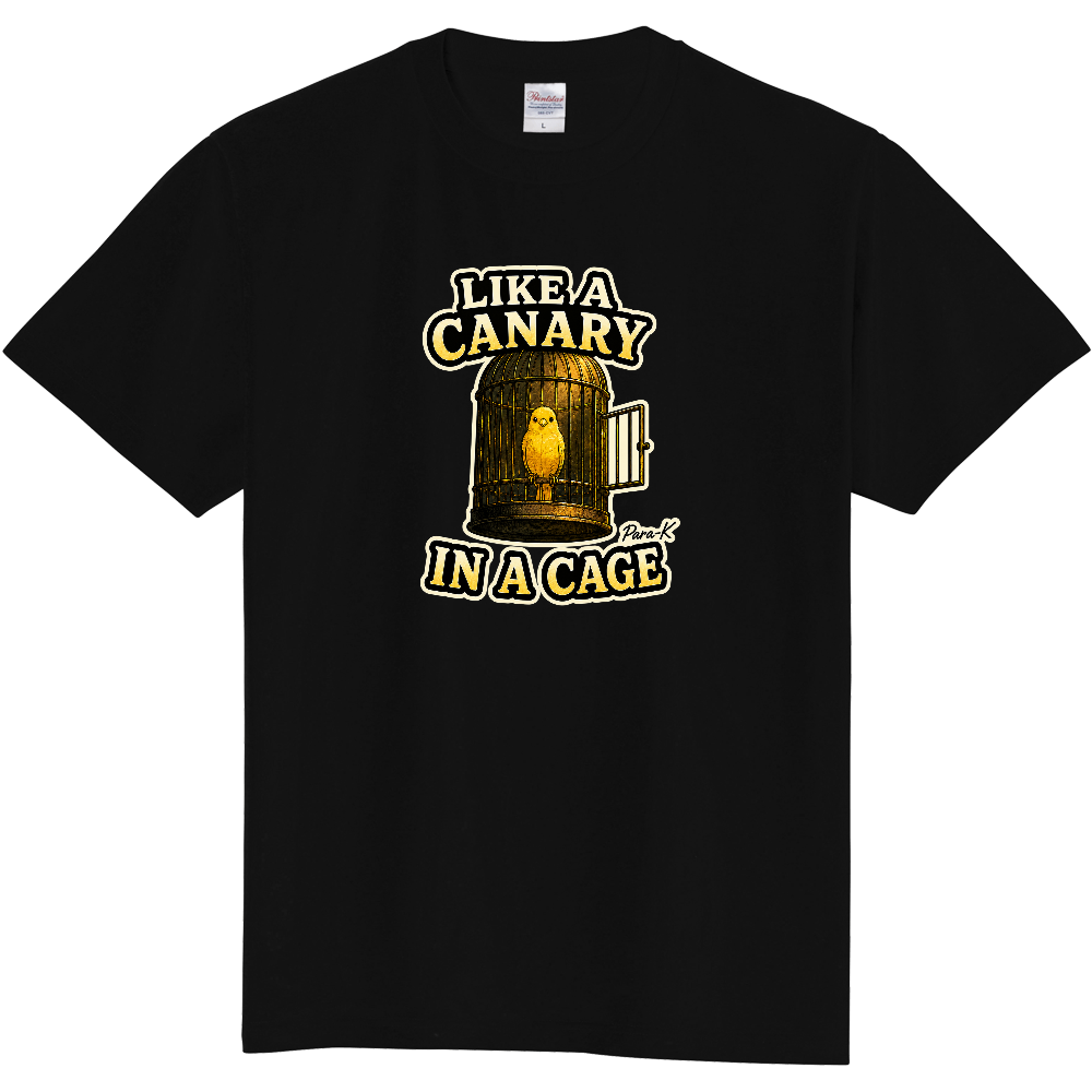 シュールカナリアTシャツ