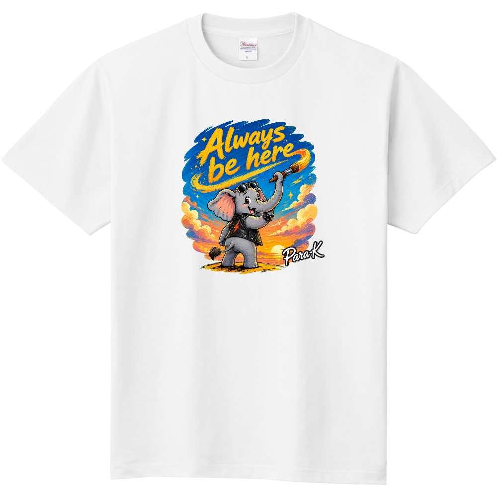 ポジティブエレファントTシャツ