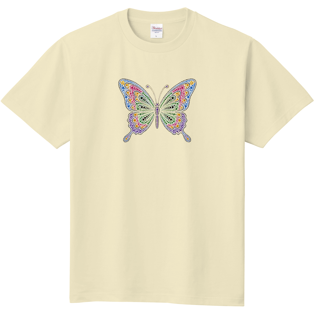 Tシャツ/アゲハ蝶/アイボリー
