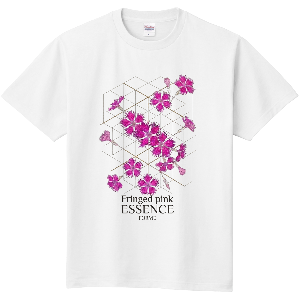 フラワーアートTシャツ