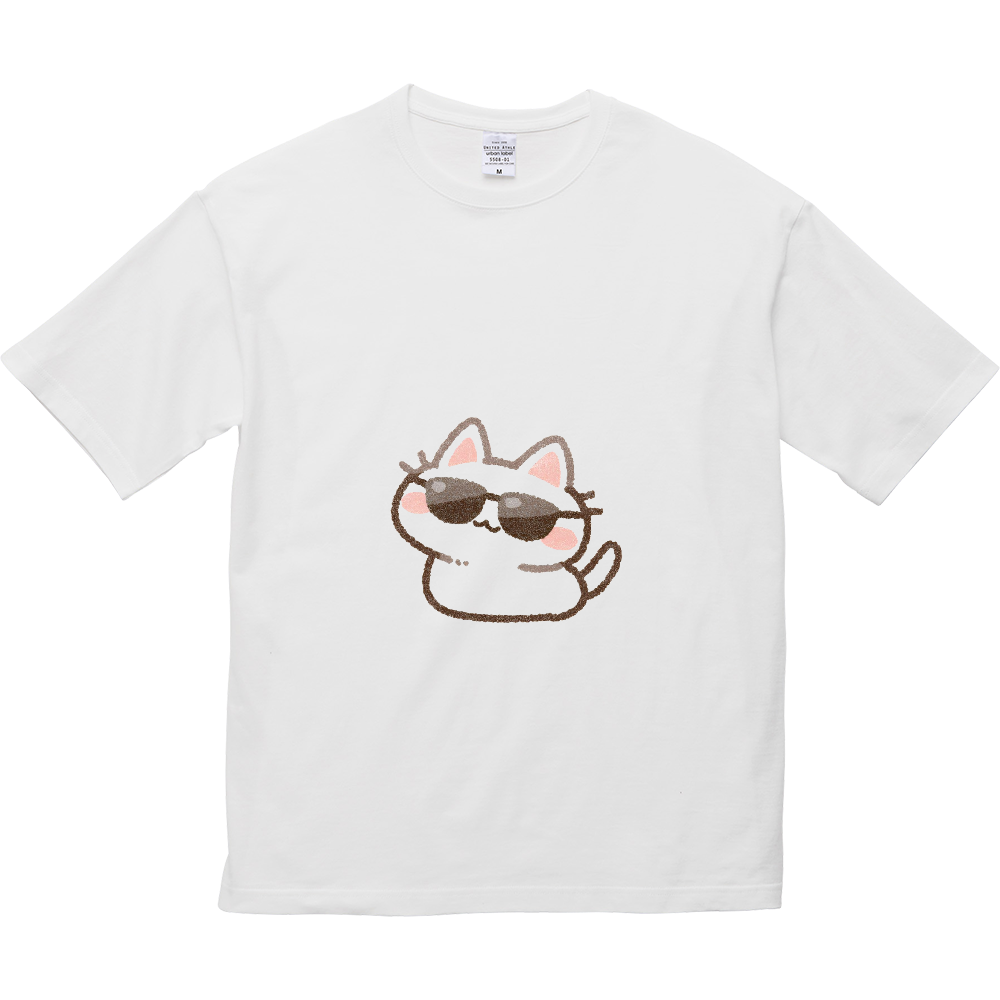 UP−T 人気 「5.6オンス ビッグシルエット Tシャツ」 ぬこver.