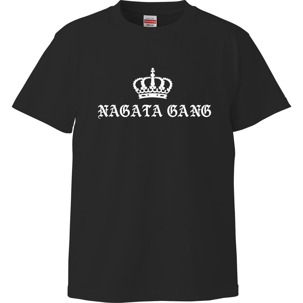 NAGATA GANG オリジナルTシャツ〈王冠ver.〉ブラック