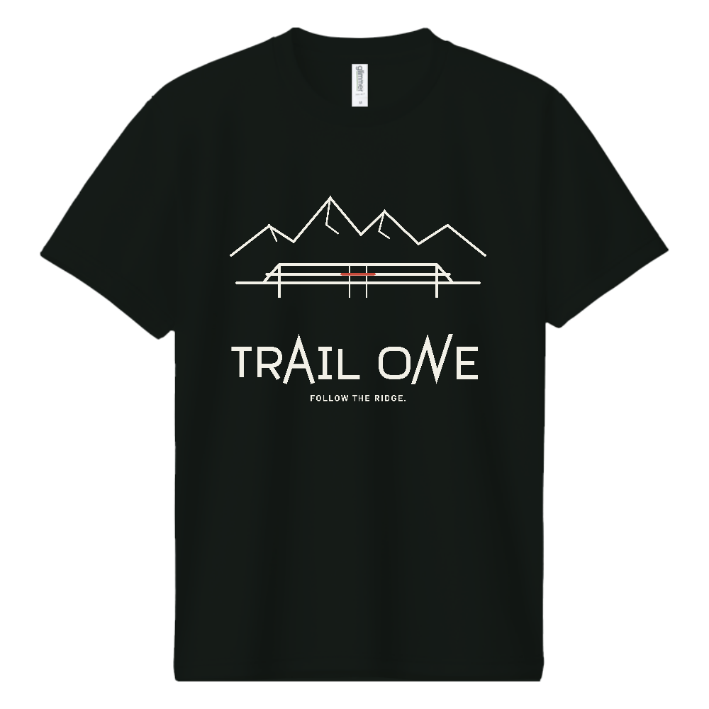 登山Tシャツ(TRAIL ONE 070-DARK)