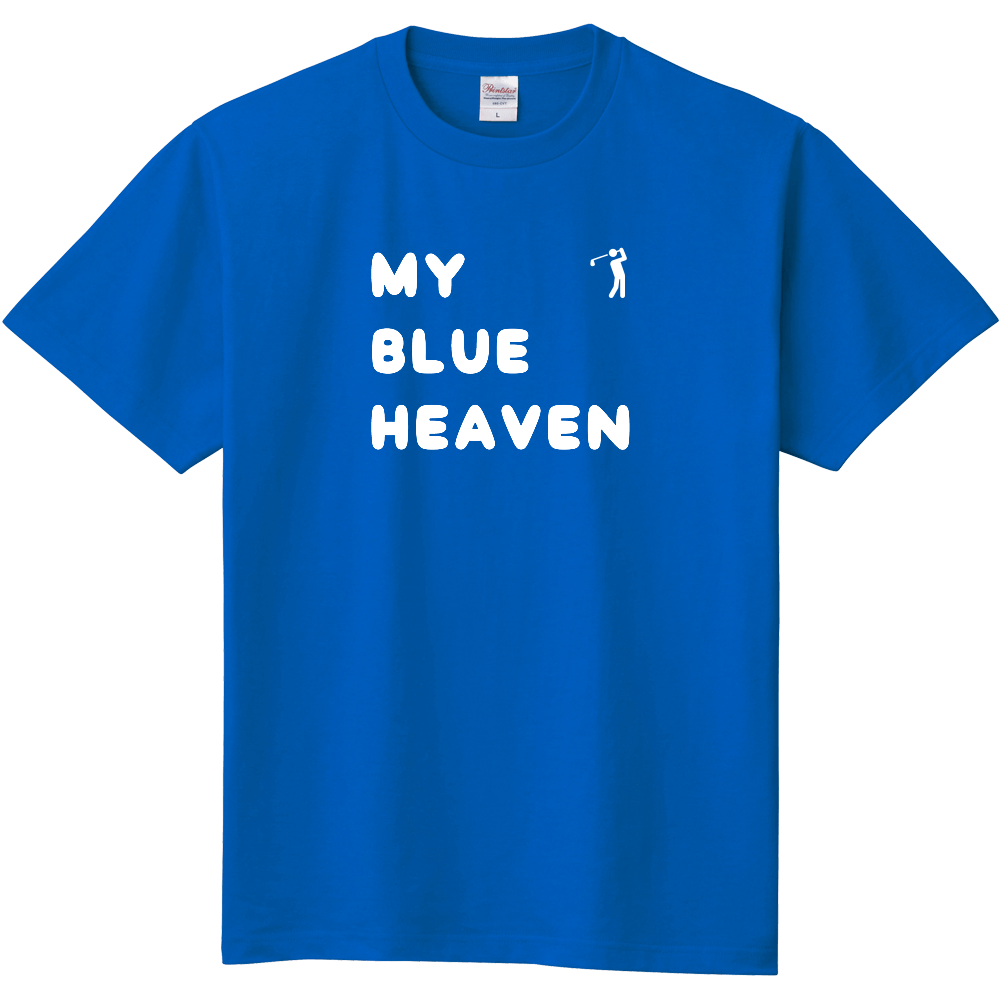 MY BLUE HEAVEN（マイ・ブルー・ヘブン）　定番Tシャツ・ミディアムブルー　No.2