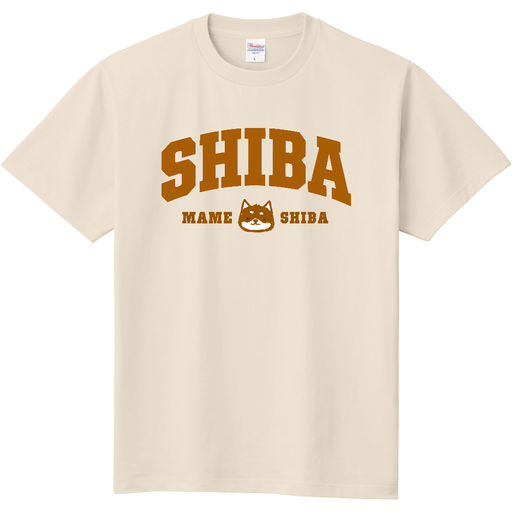 SHIBA 豆柴くん 赤柴 カレッジロゴ LB