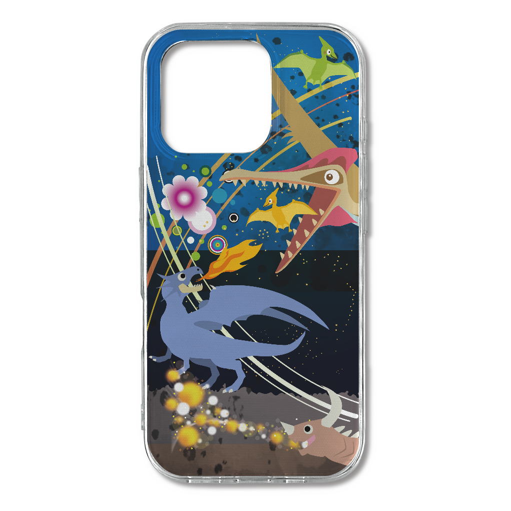 S16p074 キャラ『対決』TPU iPhone16 Pro TPUケース