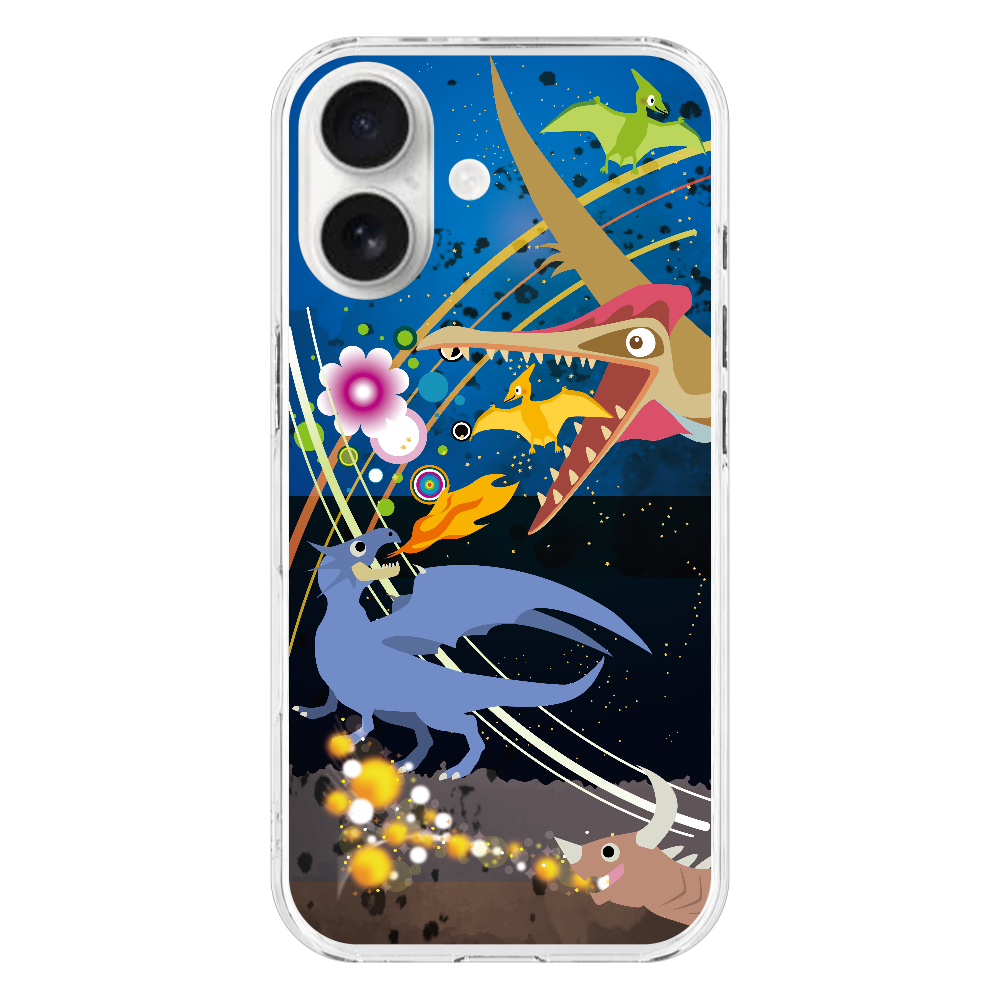 S170073　キャラ『対決』HD iPhone17 (透明)(ハードケース)｜PLATA