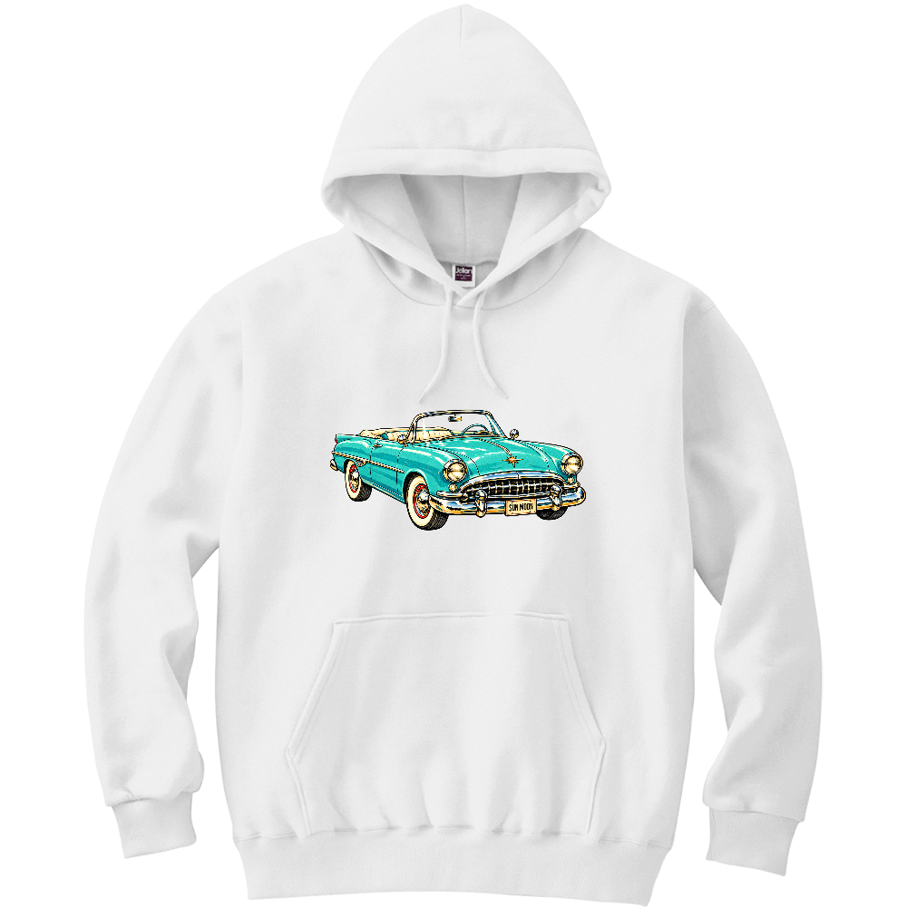 アメ車(ブルー)パーカー