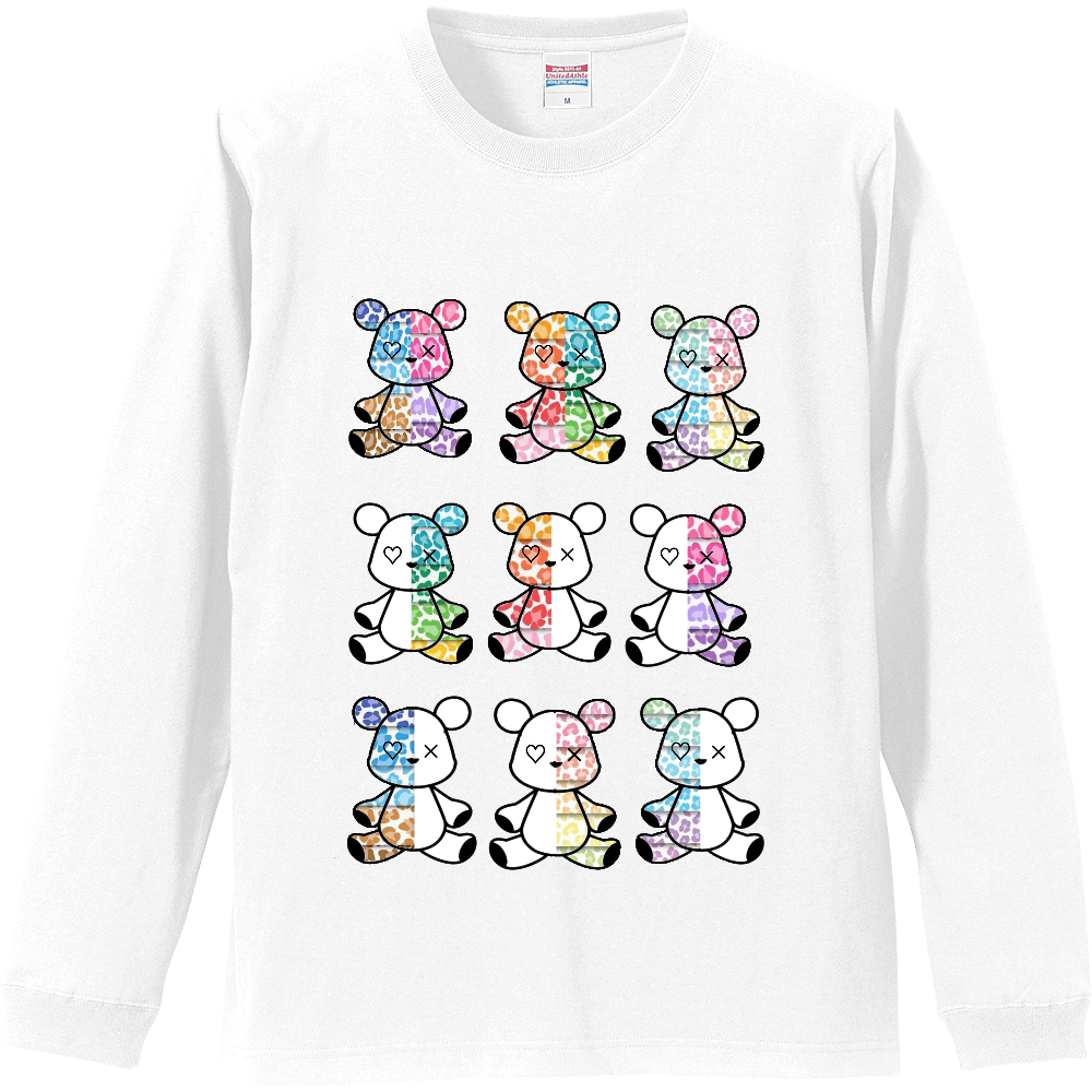 Happy♡Bear♡ヒョウ柄長袖シャツ