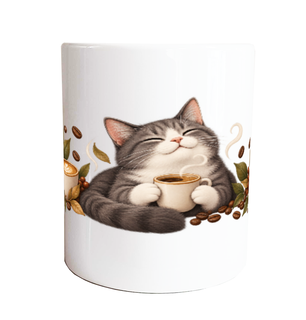 ごきげん猫のコーヒータイム マグカップ