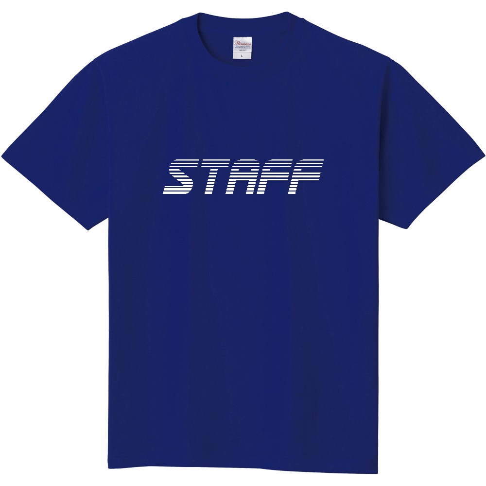STAFF Tシャツ（デザイン書体15白文字）