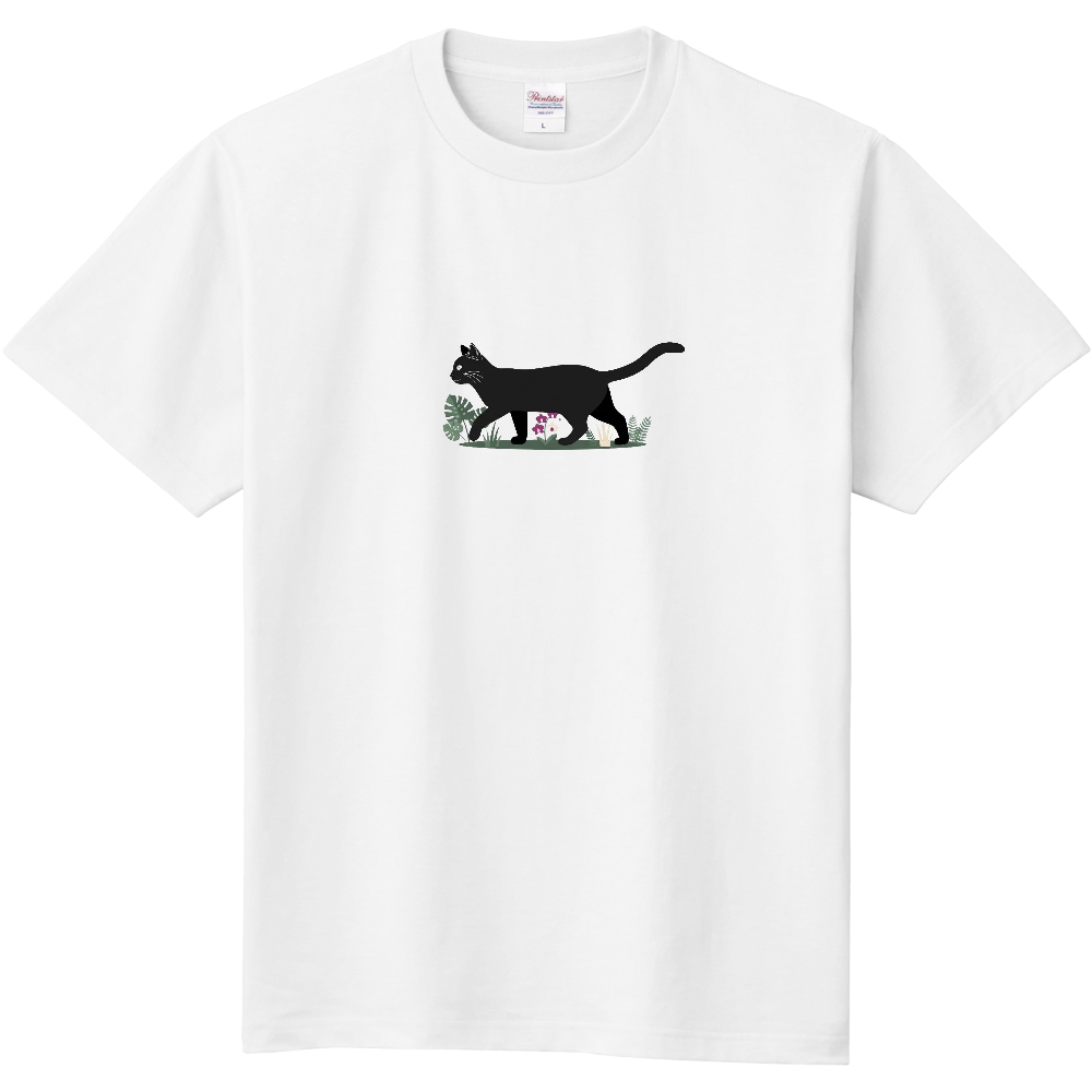 Tシャツ/クロネコ/ホワイト