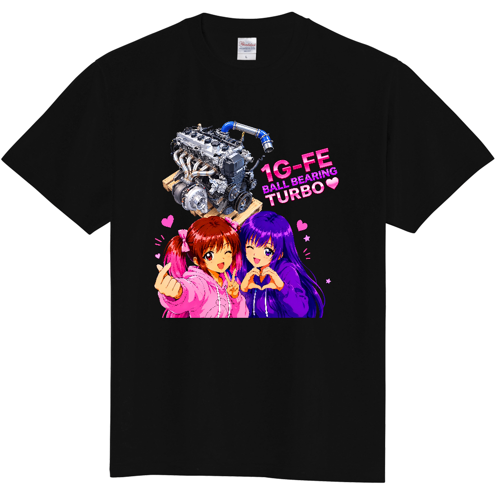 1G-FE改ボールベアリングターボ×PINKちゃん&藍姉さん「秋葉原自動車」