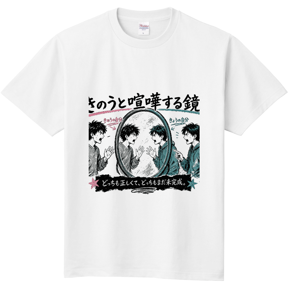 きのうと喧嘩する鏡
