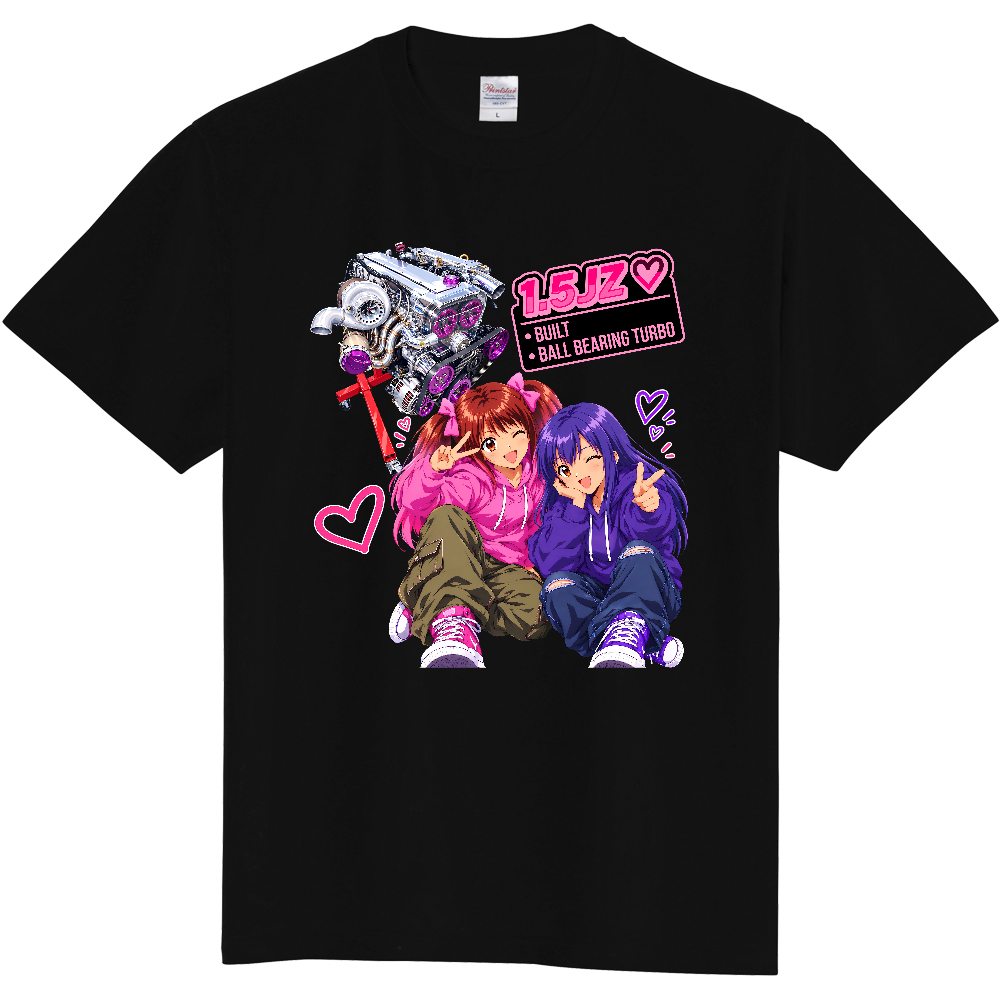 1.5JZ❤️ボールベアリングターボ×PINKちゃん&藍姉さん「秋葉原自動車」