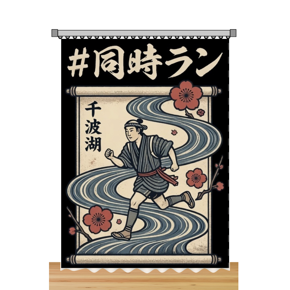 #同時ラン俺のカーテン!瞑想遮光!