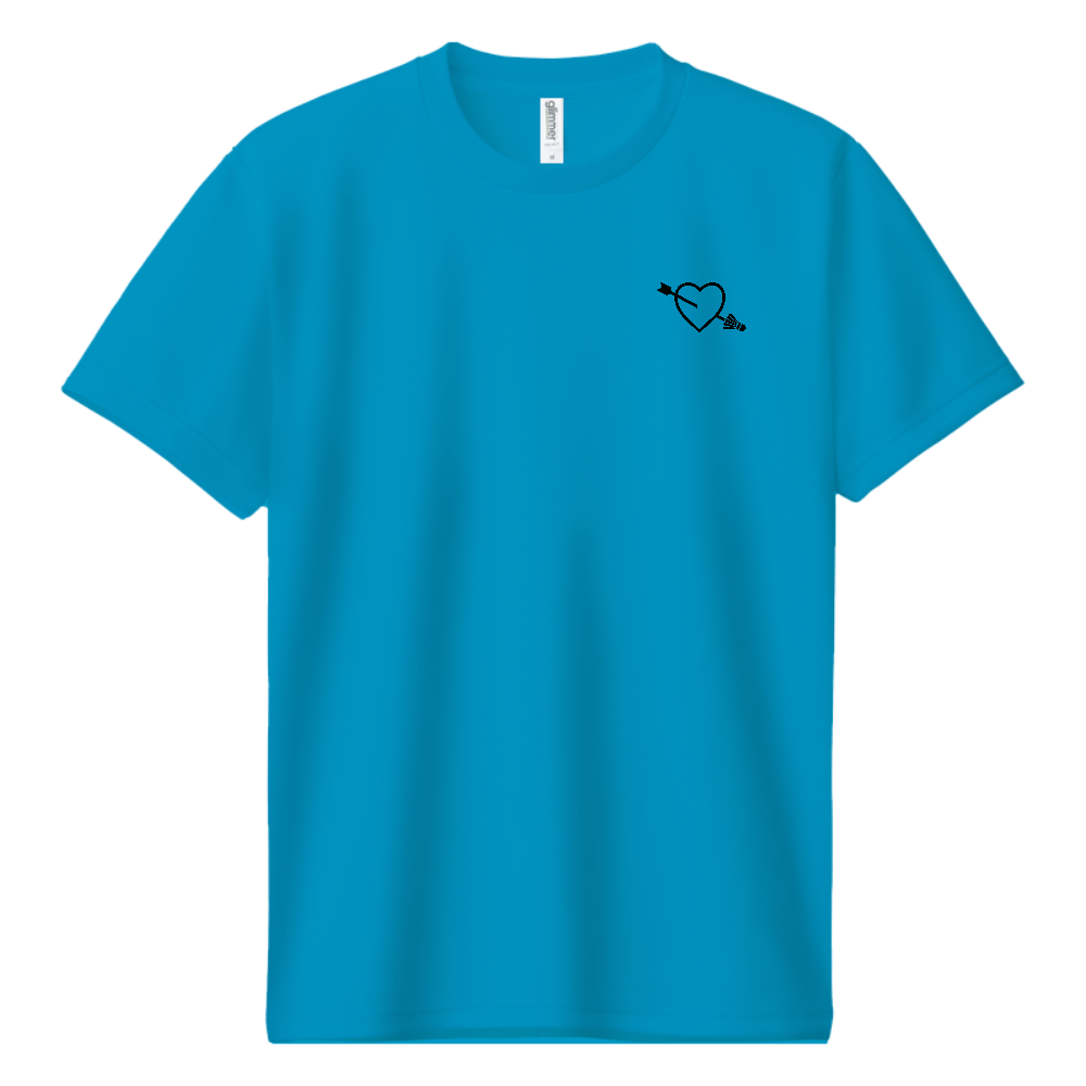 バドミントンTシャツ　ターコイズ