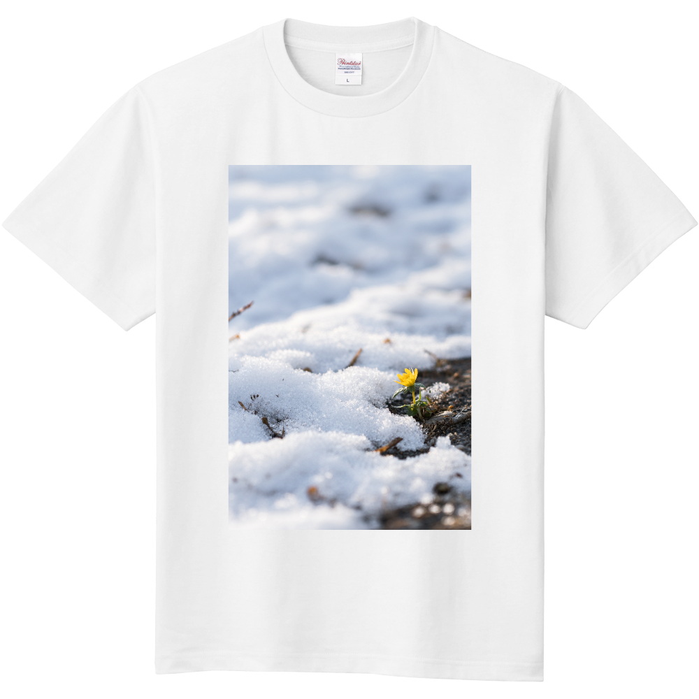 The Familiar Road — Winter Photo T-Shirt