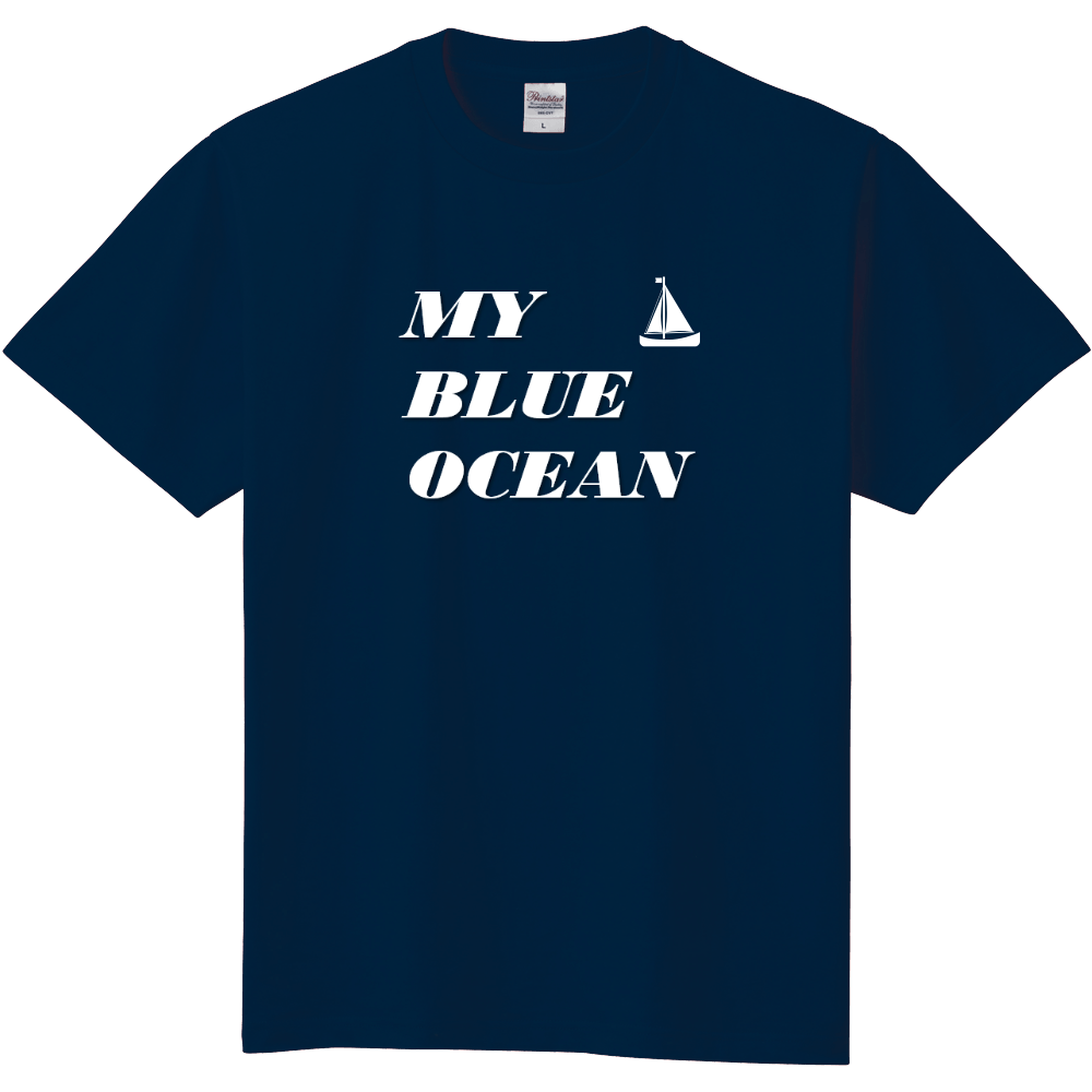 MY BLUE OCEAN（マイ・ブルー・オーシャン）定番Tシャツ　インディゴ