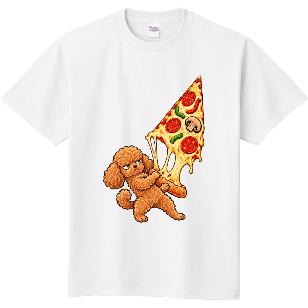 Grumpy Poodle Loves Pizza