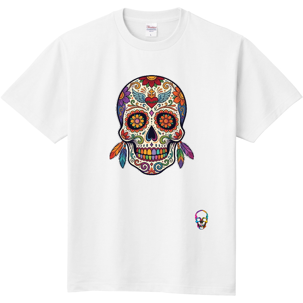Tシャツ/シュガースカル/ホワイト