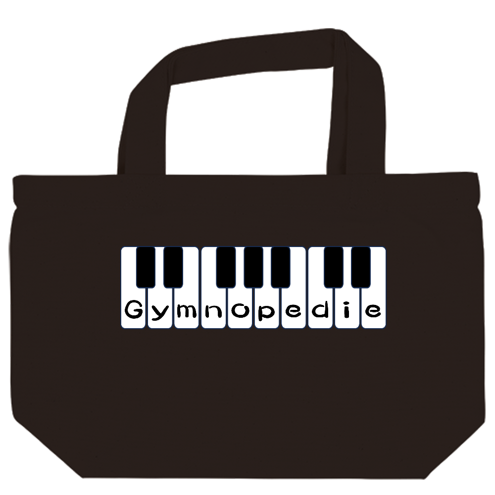Gymnopedie(ジムノペディ) キャンバスデイリートート(S)【白プリント有】