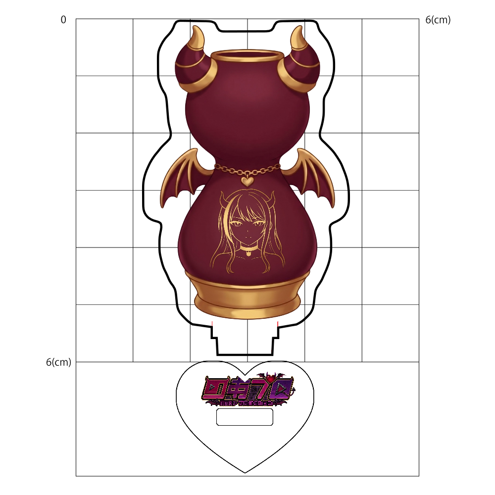 あくまめりえる (魔力の壺) (アクリルスタンド)