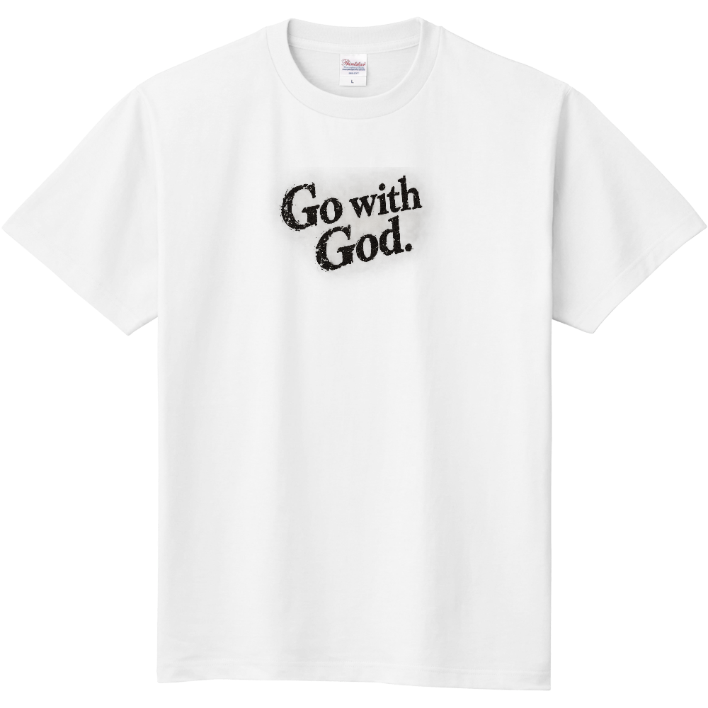 Go with God (a print on the left shoulder)