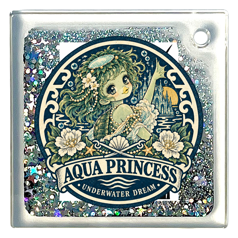 AQUA PRINCESS|オイルインアクリルキーホルダー