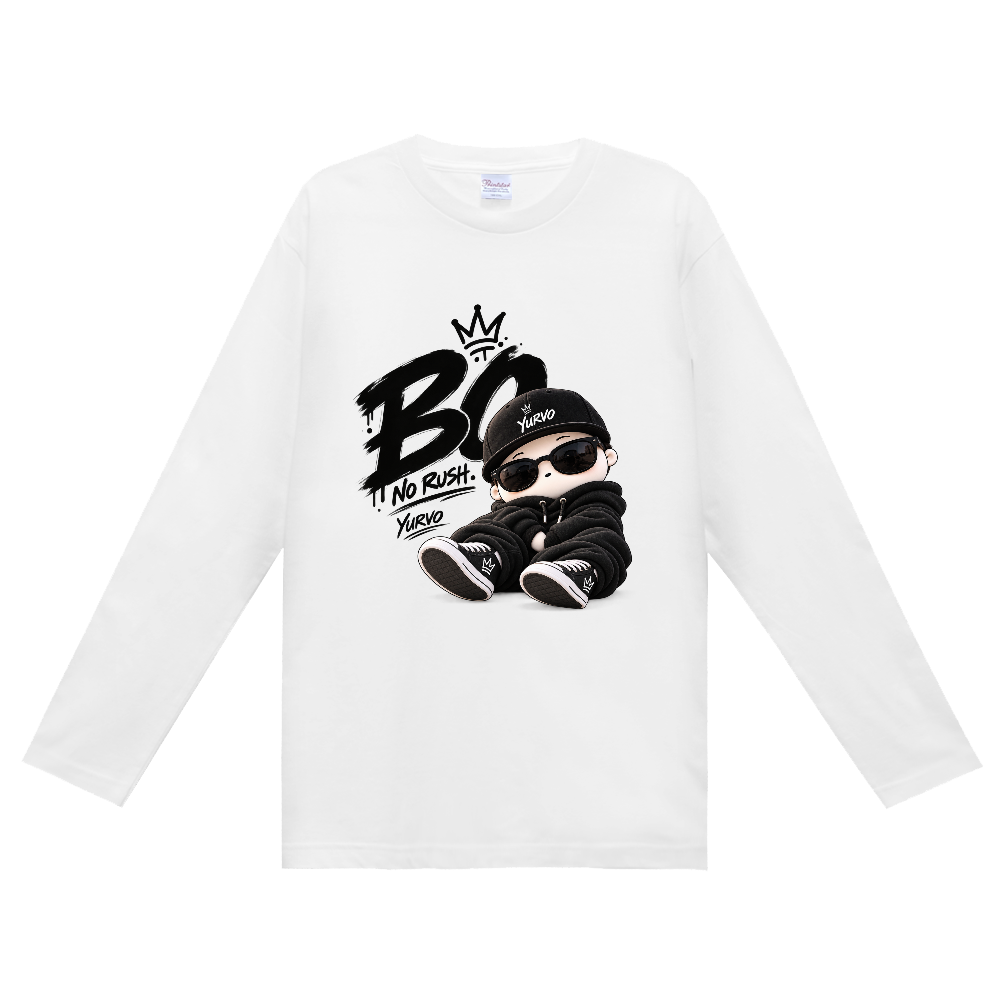「BO - NO RUSH. Long Sleeve Tee」